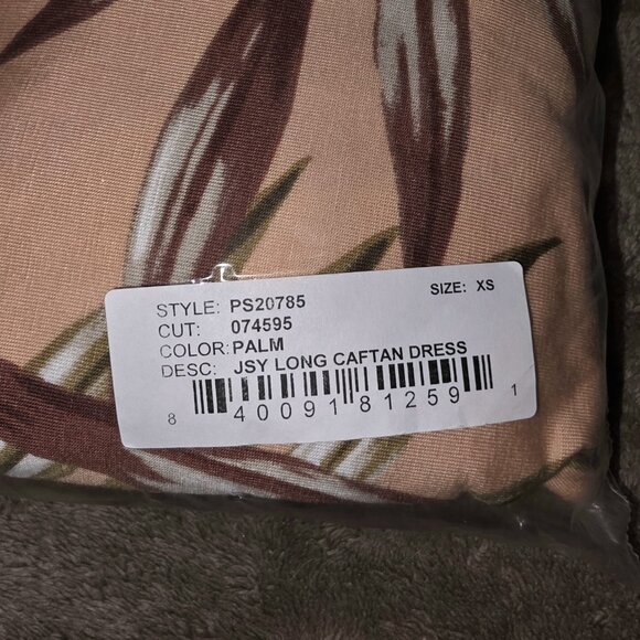 Rachel Pally Palm Print Caftan Maxi Dress XS NWT Modal Maternity Resort - Picture 13 of 16